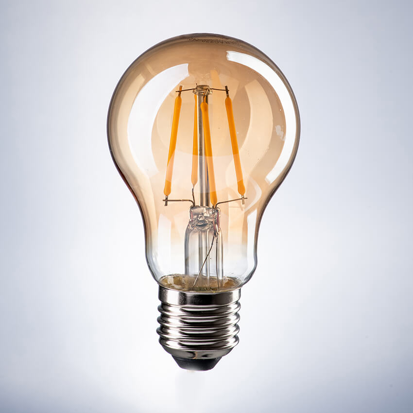 LED Filament Edison Bulb 4W Amber – A60 Barang.com
