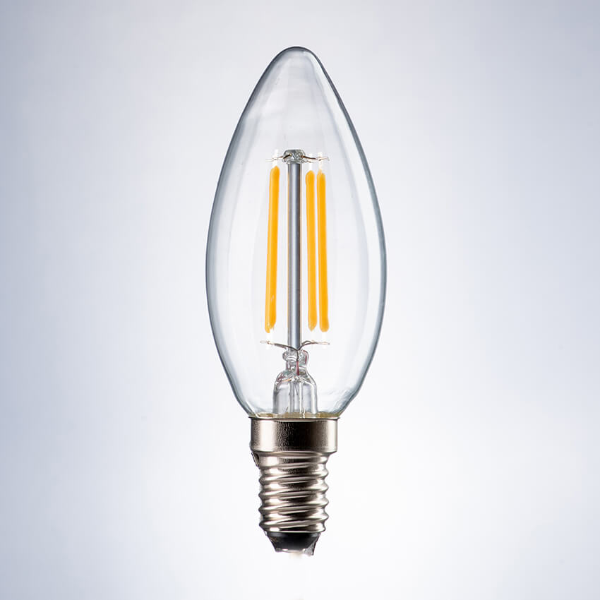 glide Ashley Furman Erhverv LED Filament Candle Bulb E14 4W Clear – C35 – Barang.com