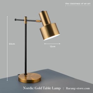 Nordic Gold Table Lamp
